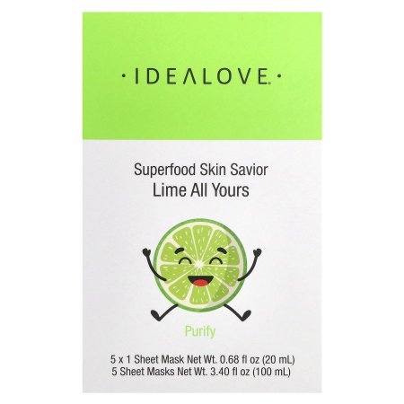 ماسك الليمون المنقّي من آي ديلوف I DEALOVE Superfood Skin Savior Lime All Yours